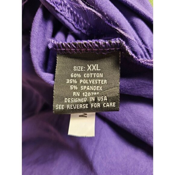 Purple Summer Bodice Wrap  or Bathing Suit Coverup, Size XXL - Picture 6 of 6